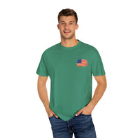 American Patriot Unisex Garment-Dyed T-shirt 1