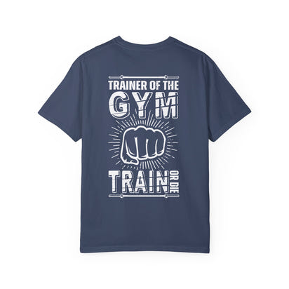 Camiseta unisex teñida de fitness (diseño en la espalda) 10