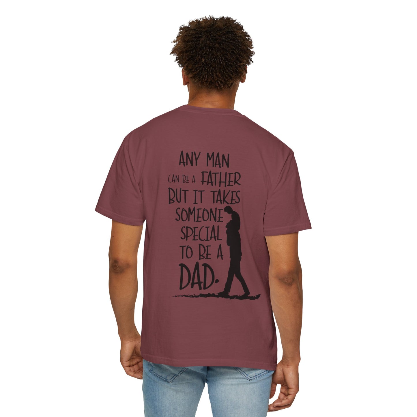 Camiseta de regalo para el Día del Padre, camiseta unisex para papá, camiseta "Happy Papa", regalo de cumpleaños para papá, camiseta reflexiva para el Día del Padre