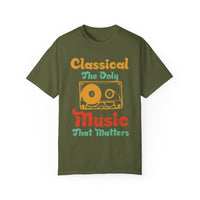 (Música)Camiseta unisex teñida en prenda
