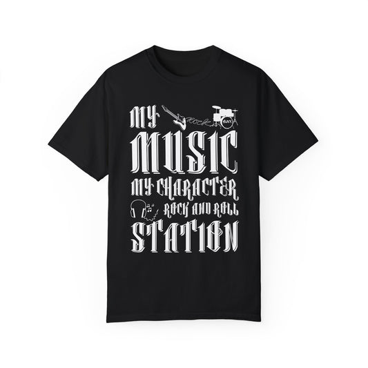 (Music)Unisex Garment-Dyed T-shirt