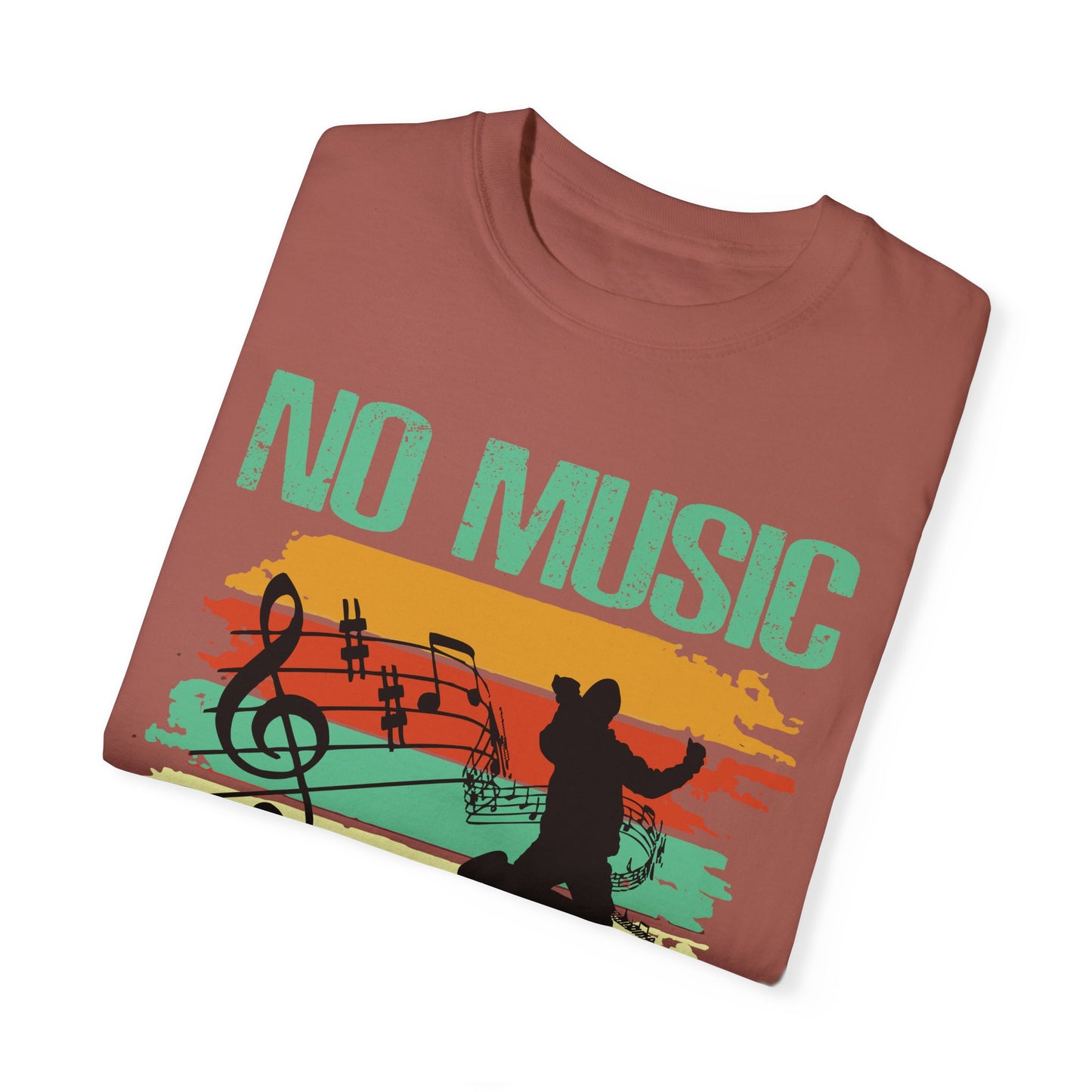 (Music)Unisex Garment-Dyed T-shirt