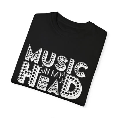 (Música)Camiseta unisex teñida en prenda