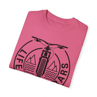 Unisex-T-Shirt aus stückgefärbtem Material