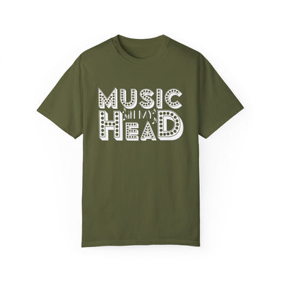 (Música)Camiseta unisex teñida en prenda