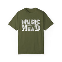(Música)Camiseta unisex teñida en prenda