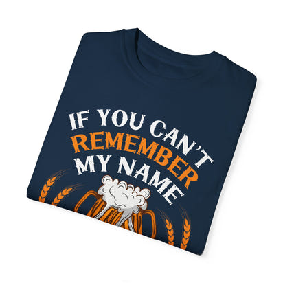 Unisex-T-Shirt aus stückgefärbtem Material