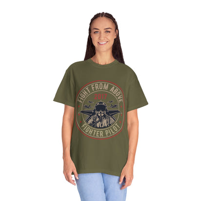 Militärisches Unisex-T-Shirt, stückgefärbt