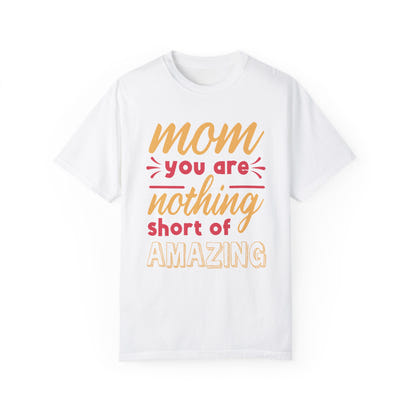 Unisex-T-Shirt aus stückgefärbtem Material