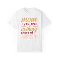 Unisex-T-Shirt aus stückgefärbtem Material