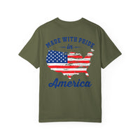 American Patriot Unisex Garment-Dyed T-shirt 1