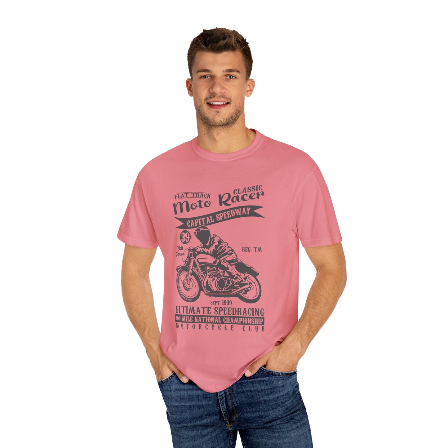 (Motorbike) Unisex Garment-Dyed T-shirt