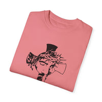 (Cristian) Unisex-T-Shirt aus stückgefärbtem Material