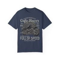 (Motorrad) Unisex-T-Shirt, stückgefärbt