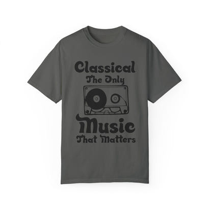 (Música)Camiseta unisex teñida en prenda