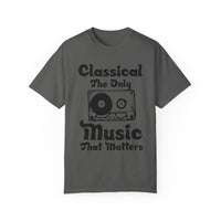 (Música)Camiseta unisex teñida en prenda