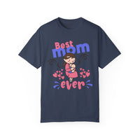 Unisex-T-Shirt aus stückgefärbtem Material