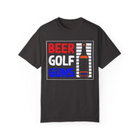 Unisex-T-Shirt aus stückgefärbtem Material