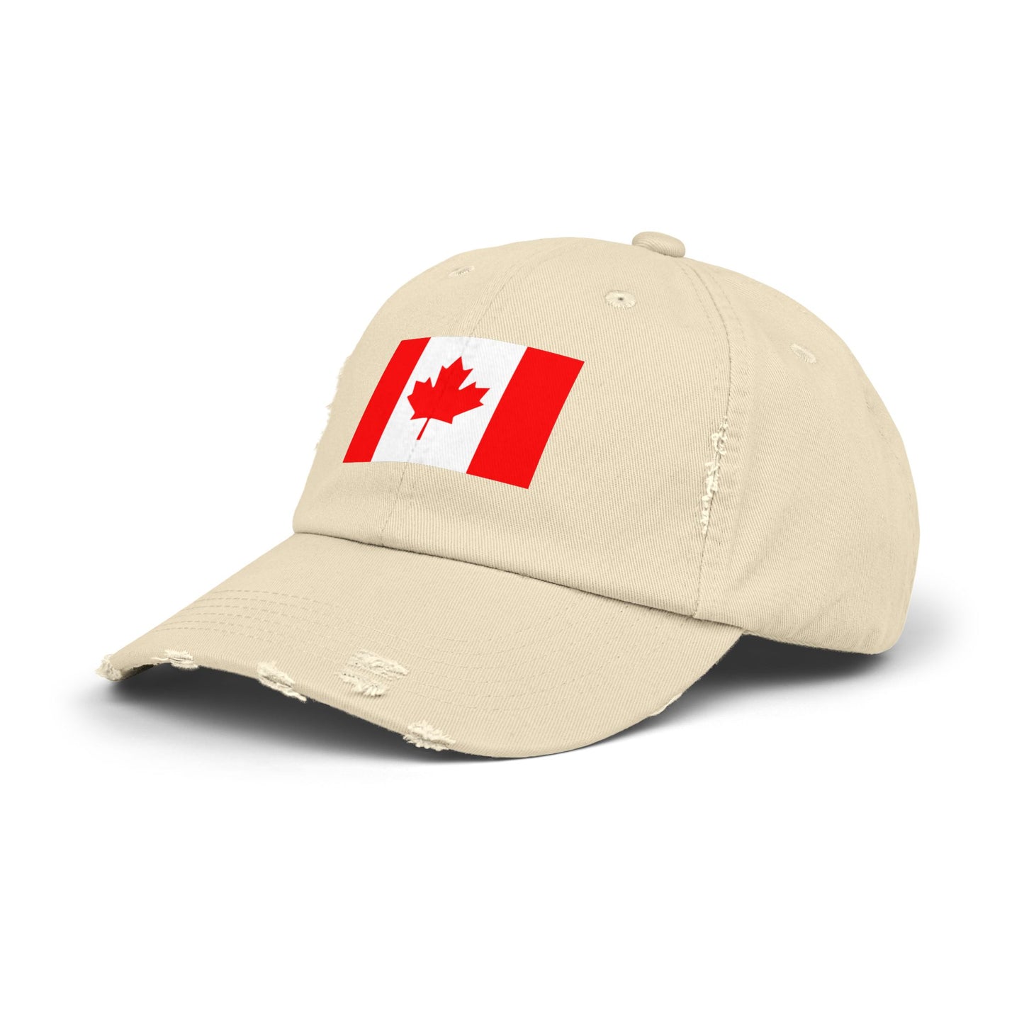 Unisex-Kappe mit abgenutztem Kanada-Flaggenmuster, lässige Mütze für Outdoor-Abenteuer, Fanartikel zum kanadischen Nationalstolz, Geschenkidee zum Canada Day, stylisches Sommeraccessoire