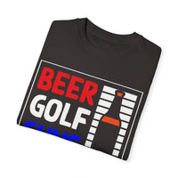 Unisex-T-Shirt aus stückgefärbtem Material