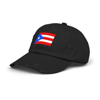 Puerto-Rico-Cap im Used-Look | Unisex-Cap | Lässige Sommermütze | Outdoor-Ausrüstung | Flaggenmütze | Perfektes Geschenk für die Feiertage