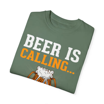 Unisex-T-Shirt aus stückgefärbtem Material