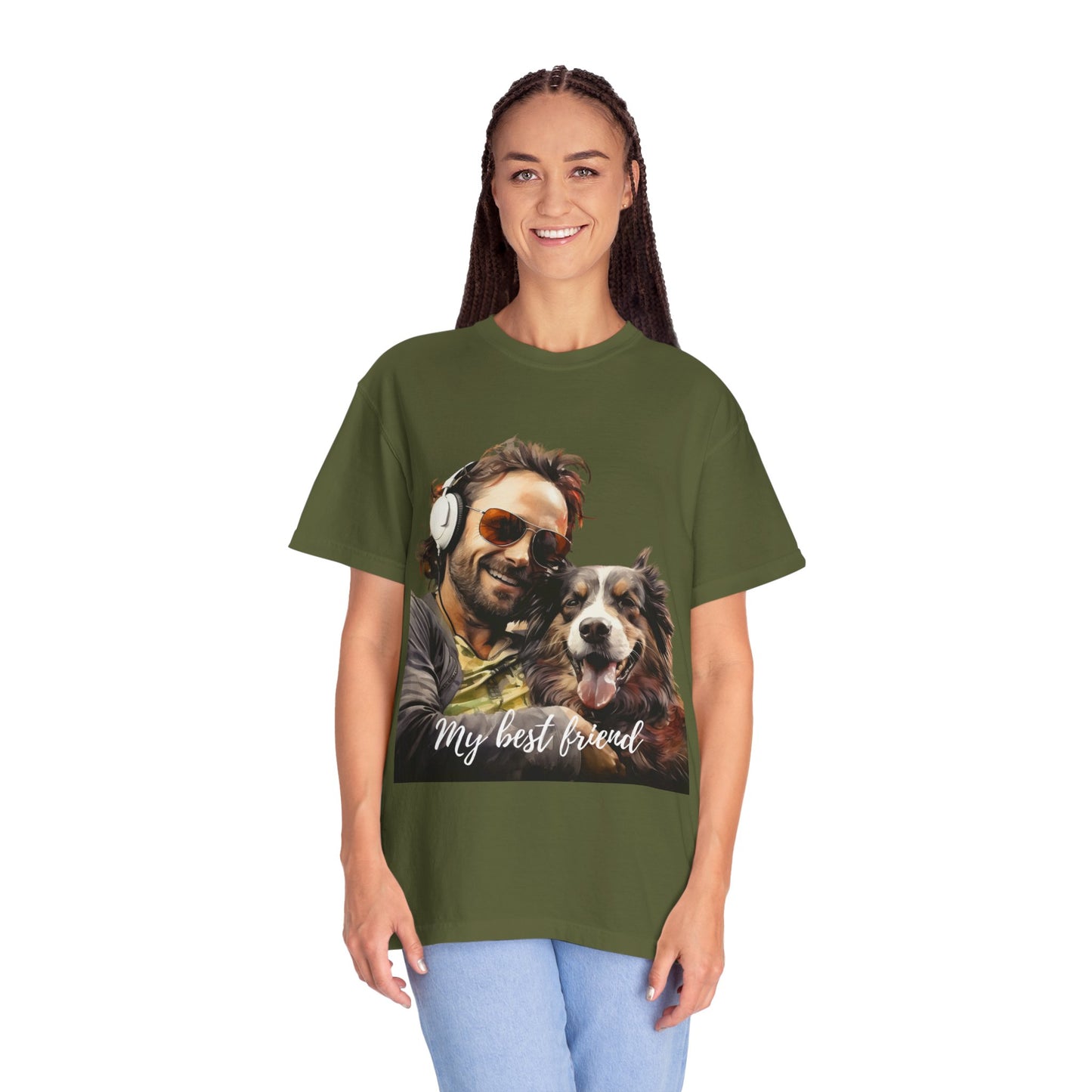 Artistic touch (Dogs) Unisex Garment-Dyed T-shirt