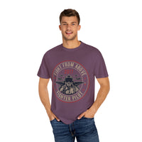 Militärisches Unisex-T-Shirt, stückgefärbt