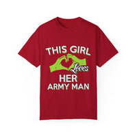 Militärisches Unisex-T-Shirt, stückgefärbt