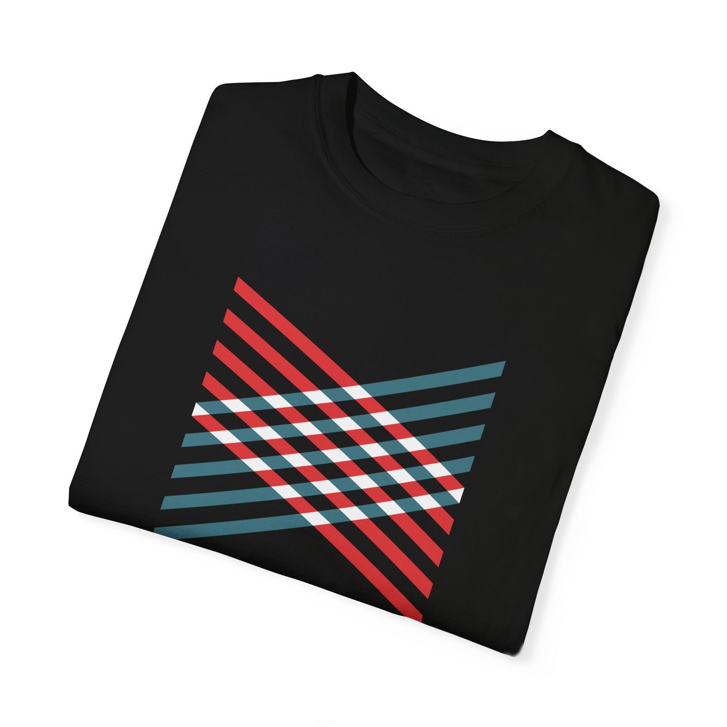 (Geometry)Unisex Garment-Dyed T-shirt