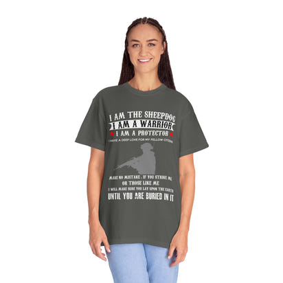 Militärisches Unisex-T-Shirt, stückgefärbt