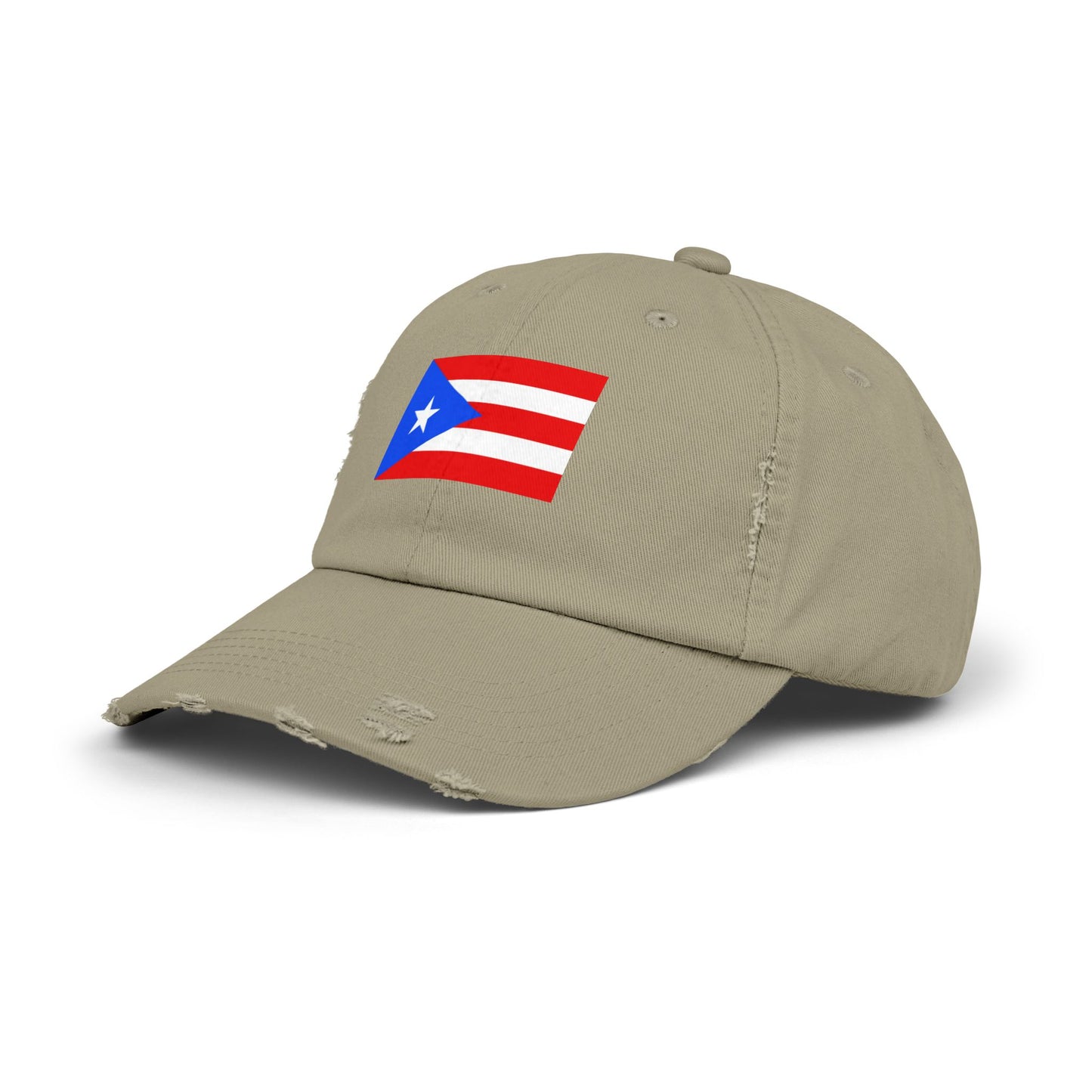 Puerto-Rico-Cap im Used-Look | Unisex-Cap | Lässige Sommermütze | Outdoor-Ausrüstung | Flaggenmütze | Perfektes Geschenk für die Feiertage