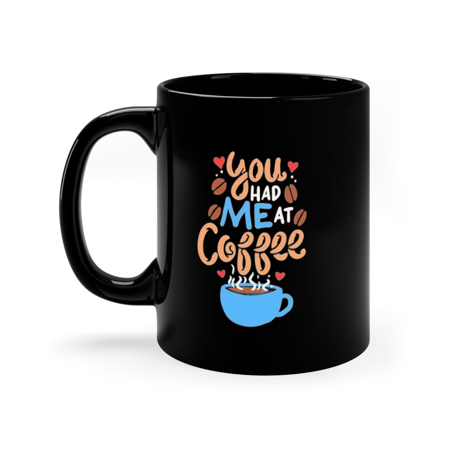 11oz Black Mug