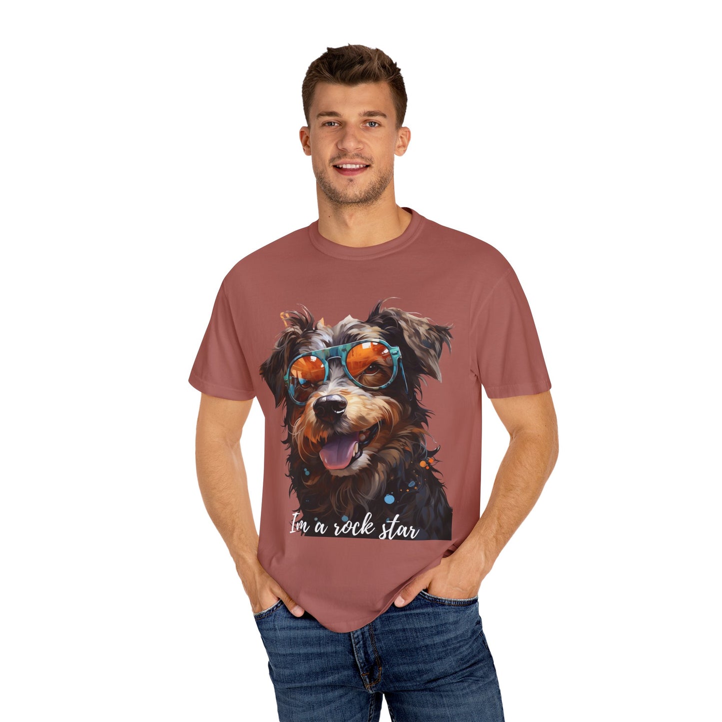 Artistic touch (Dogs) Unisex Garment-Dyed T-shirt