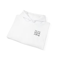 Weihnachtliches Unisex-Kapuzensweatshirt aus schwerem Mischgewebe