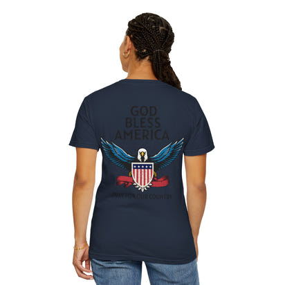American Patriot Unisex Garment-Dyed T-shirt 8