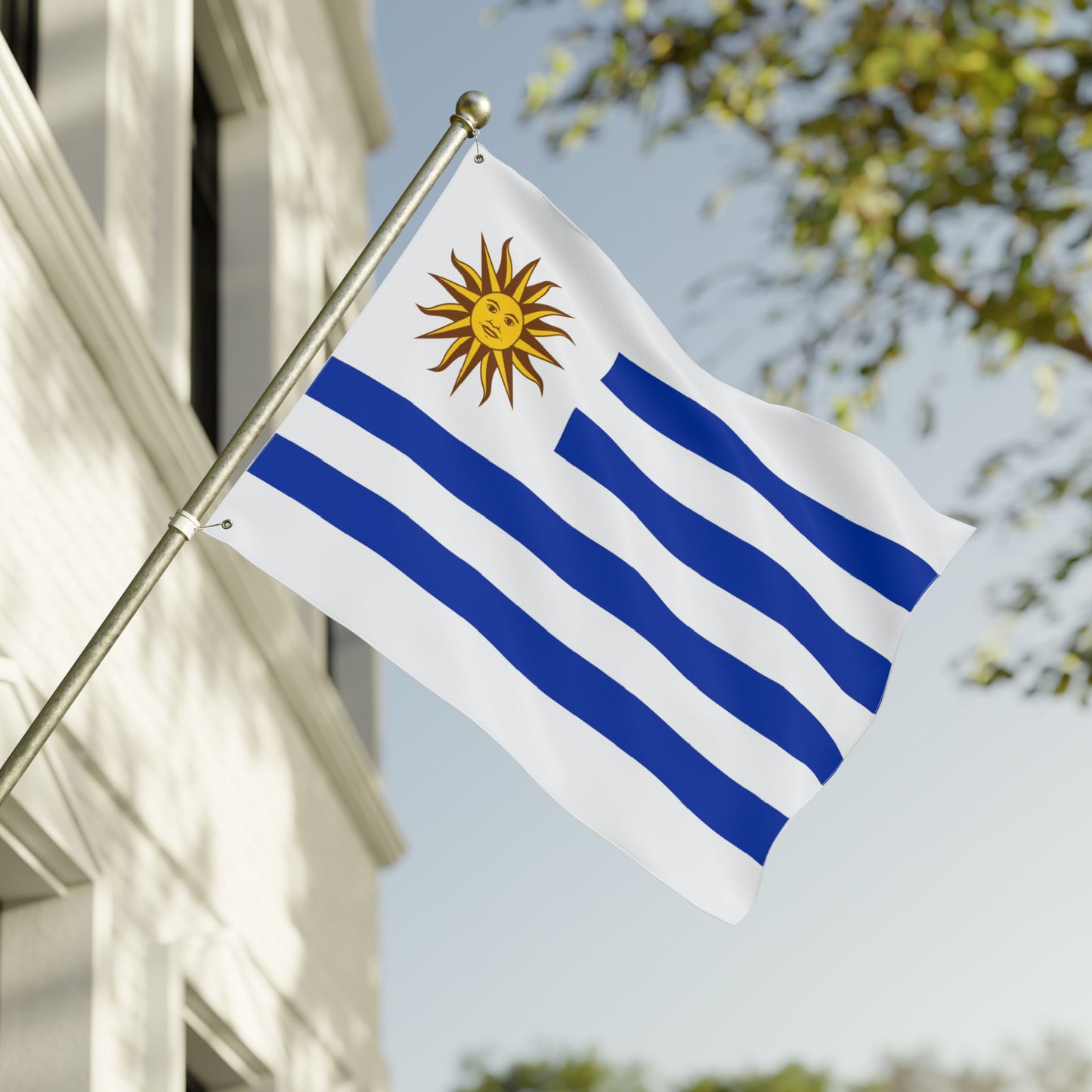 Uruguay Double Sided Flag for Outdoor Decor, Sports, Celebrations, Gift for Travelers, Independence Day Decoration