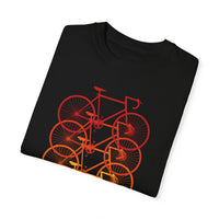 Unisex-Fahrrad-T-Shirt, stückgefärbt