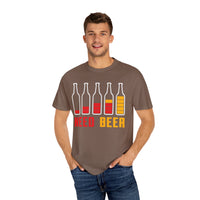 Unisex-T-Shirt aus stückgefärbtem Material