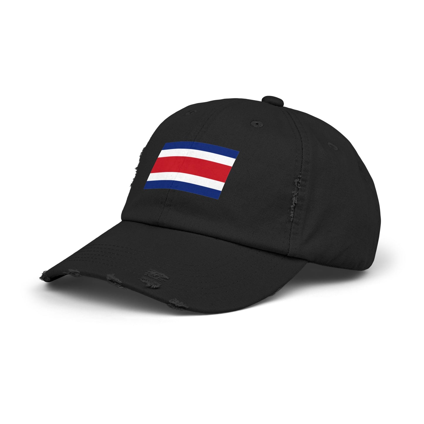 Retro-Cap mit Flaggenmotiv im Used-Look | Unisex-Cap mit Costa-Rica-Motiv – perfekt für Freizeit, Outdoor-Abenteuer, Sommerfeste, Reisen und als Geschenk für Sie und Ihn