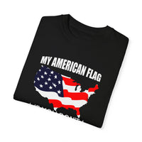 Militärisches Unisex-T-Shirt, stückgefärbt