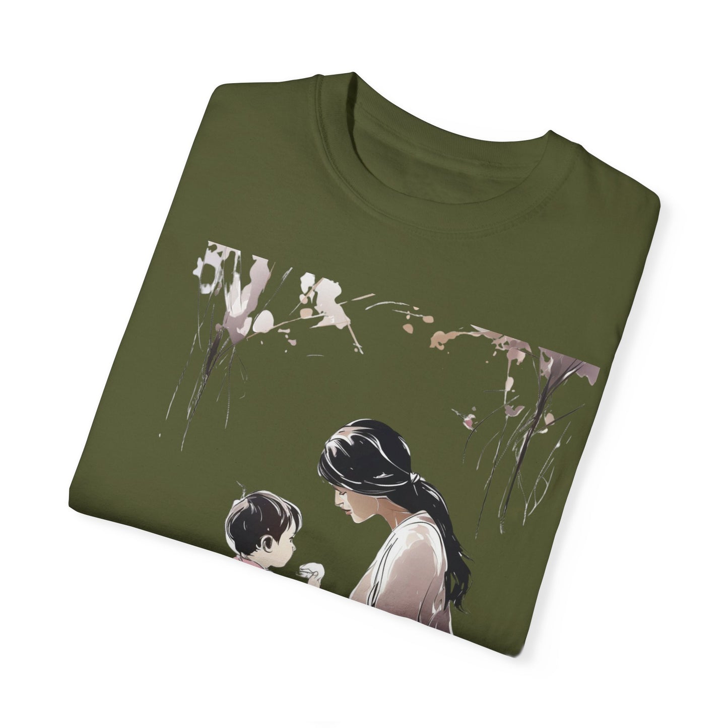 Artistic touch (Mother) Unisex Garment-Dyed T-shirt