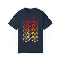 Unisex-Fahrrad-T-Shirt, stückgefärbt