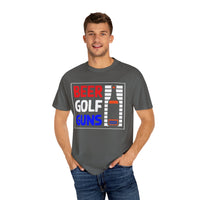 Unisex-T-Shirt aus stückgefärbtem Material