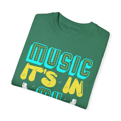 (Música)Camiseta unisex teñida en prenda