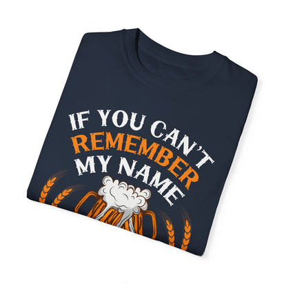 Unisex-T-Shirt aus stückgefärbtem Material