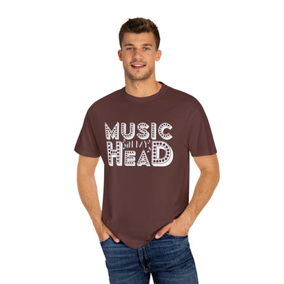 (Música)Camiseta unisex teñida en prenda