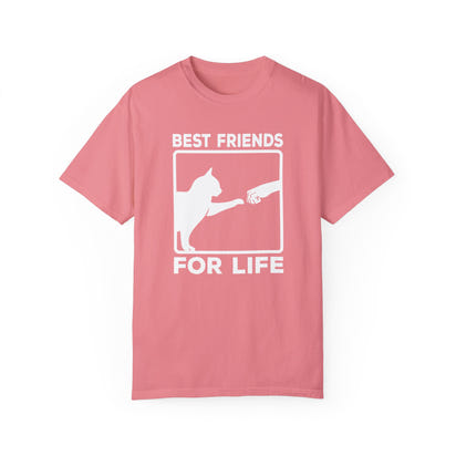 Unisex-T-Shirt aus stückgefärbtem Material