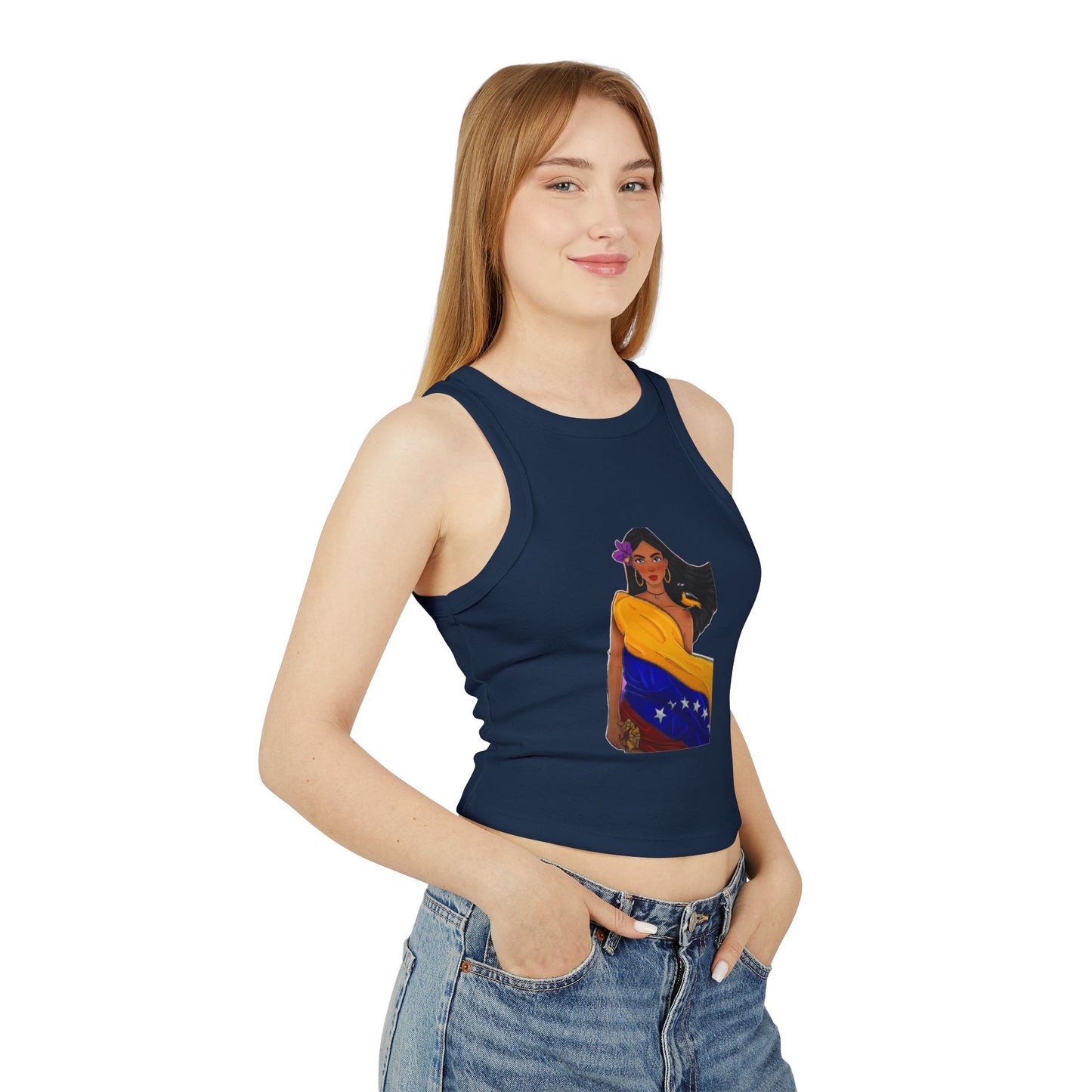 Venezolanisches Stolz-Tanktop für Damen – Lebendiges Design