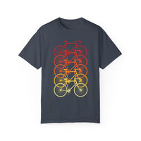 Unisex-Fahrrad-T-Shirt, stückgefärbt